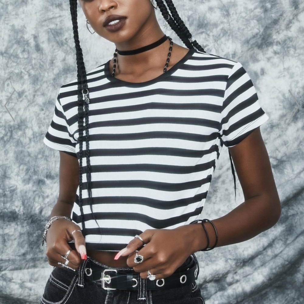 SOLD! ❤️Striped Baby Tee